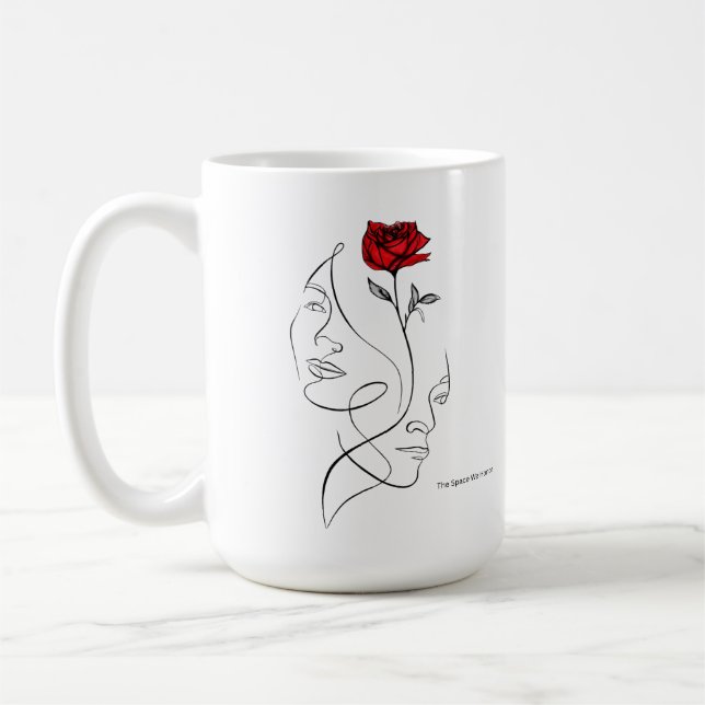 MemoryUs “The Space We Honor” Lyric Coffee Mug  (Left)
