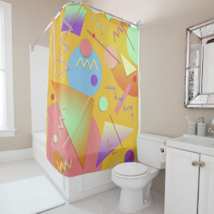 Memphis #412-4 shower curtain