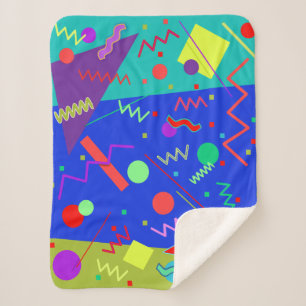 Memphis #54 sherpa blanket