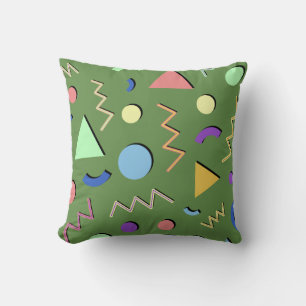 Memphis #92 Moss Green Cushion