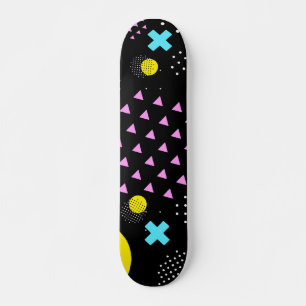 Memphis Abstract Pattern Skateboard