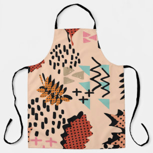 Memphis autumn fall foliage and leaves with geomet apron