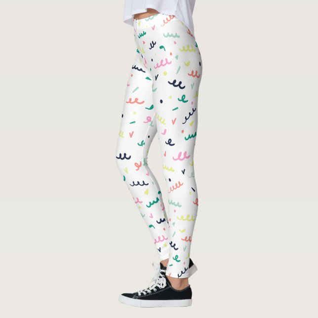 Memphis Confetti Leggings (Left)
