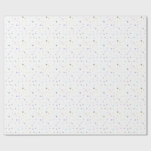 Memphis Confetti Seamless Pattern Wrapping Paper