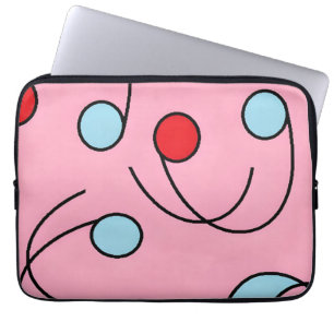 Memphis Design Drupes Laptop Sleeve