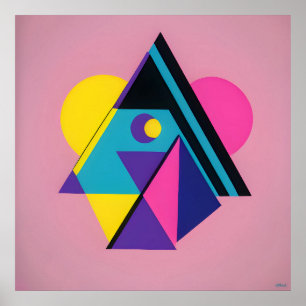 Memphis Design Dwelling Poster