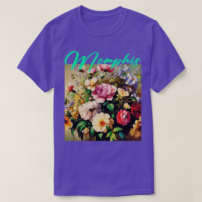 Memphis Flower T-Shirt (Design Front)