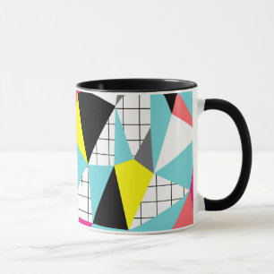 Memphis, geometric shapes mug