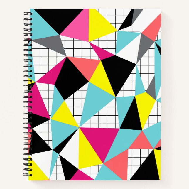Memphis, geometric shapes notebook (Front)