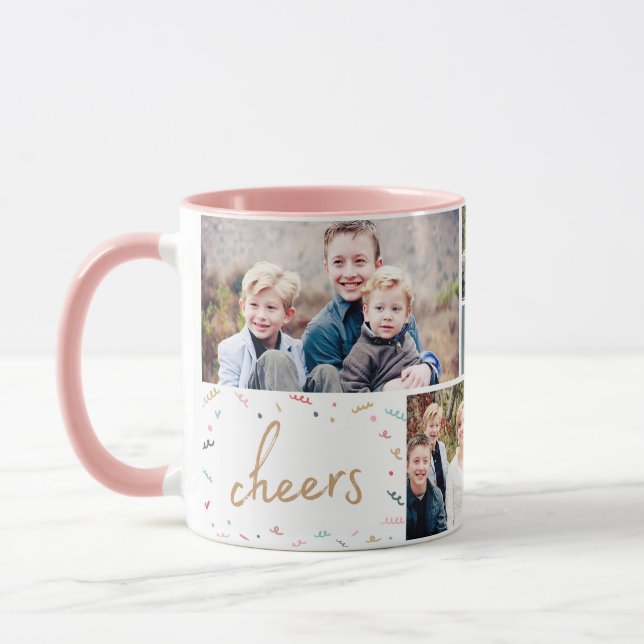 Memphis Holiday 5 Photo Mug (Left)