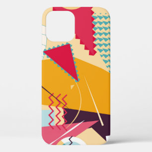 Memphis Mood: Retro Geometric Trend iPhone 12 Case