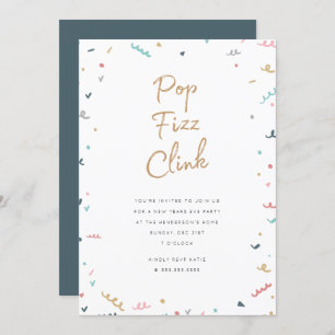Memphis New Year's Eve Party Invitation