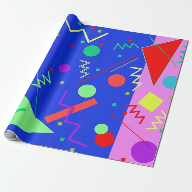Memphis No. 53 Wrapping Paper (Unrolled)