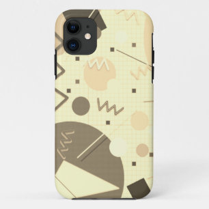 Memphis No. 82 Sepia iPhone 11 Case