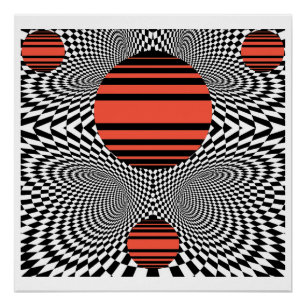 Memphis OpArt Poster