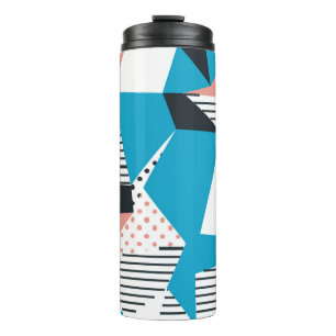 Memphis Pattern: Minimalist Abstract Trend Thermal Tumbler