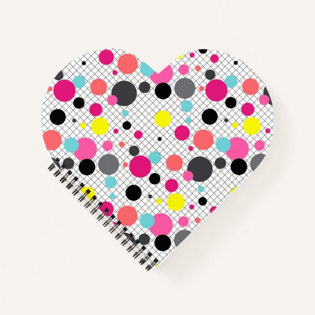 Memphis polka dots notebook (Front)