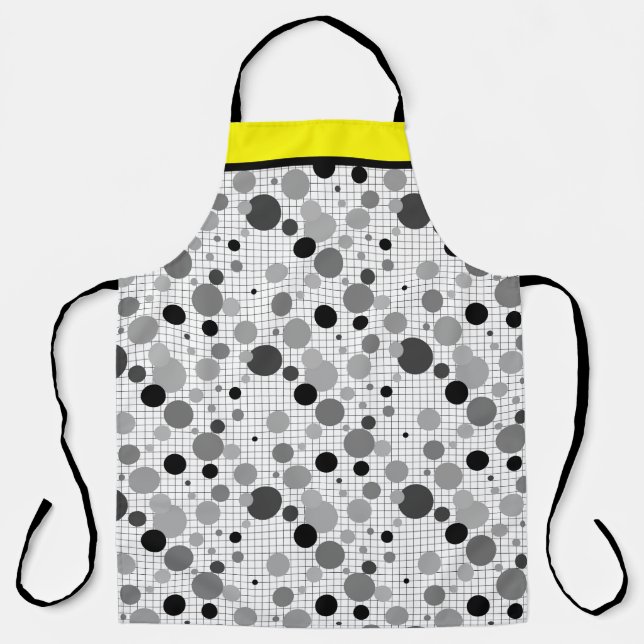 Memphis polka dots socks apron (Front)