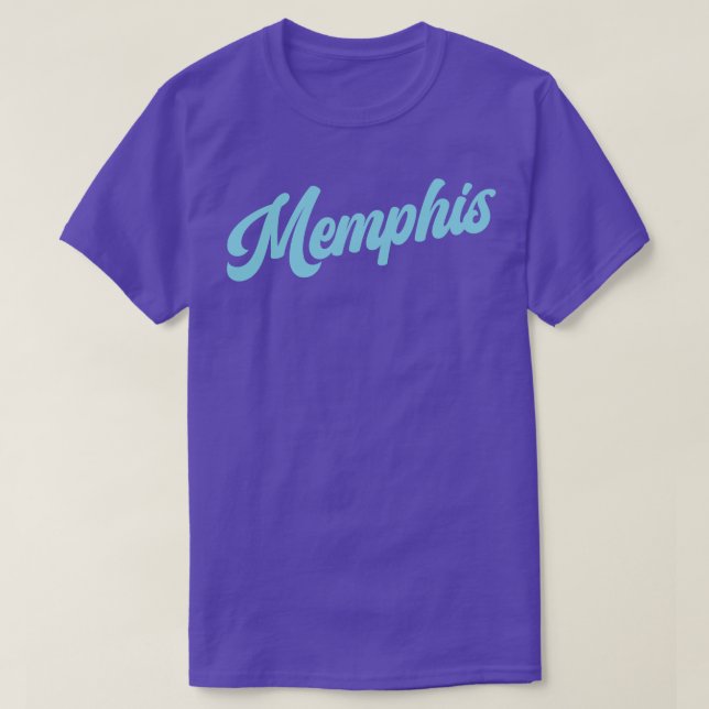 Memphis Retro Memphis Grizzlies T-Shirt (Design Front)