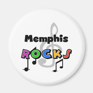 Memphis Rocks Magnet
