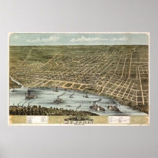Memphis (Ruger) - 1870 BigMapBlog.com Poster
