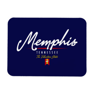 Memphis Script Magnet