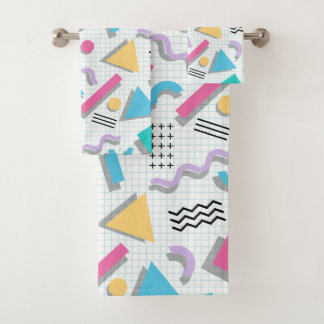 Memphis Shapes Bath Towel Set