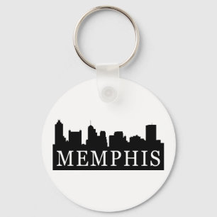 Memphis Skyline Key Ring