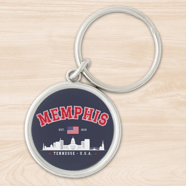 Memphis Skyline – Southern Pride" Key Ring (Creator Uploaded)