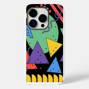 Memphis Style Phone Case Dopamine Decor Bold Geome