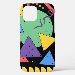 Memphis Style Phone Case Dopamine Decor Bold Geome