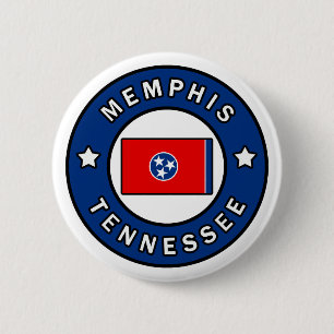 Memphis Tennessee 6 Cm Round Badge