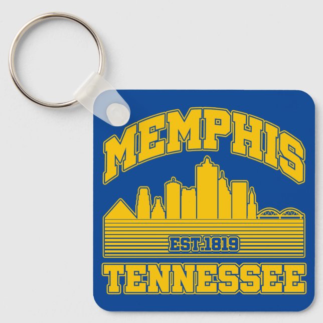 Memphis,Tennessee Key Ring (Front)