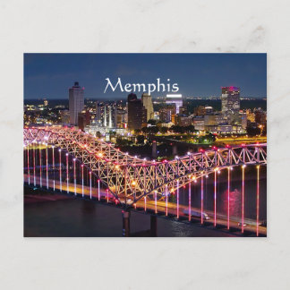 Memphis, Tennessee Personalised Holiday Postcard