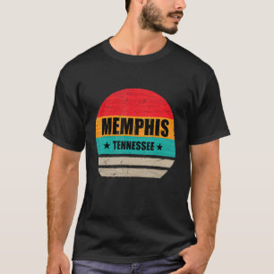 Memphis Tennessee Retro Vintage Sunset Us State Me T-Shirt