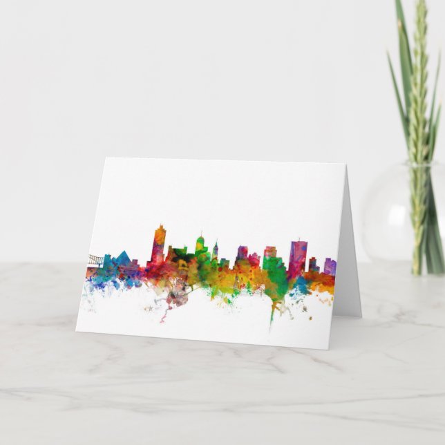 Memphis Tennessee Skyline Card (Front)
