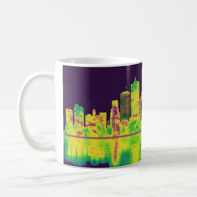Memphis Tennessee Skyline Coffee Mug (Left)