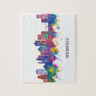 Memphis Tennessee Skyline Jigsaw Puzzle