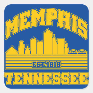 Memphis,Tennessee Square Sticker