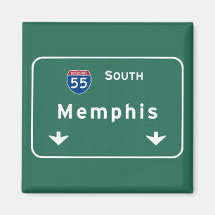 Memphis Tennessee tn Interstate Highway Freeway : Magnet