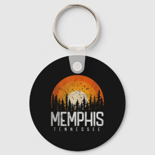 Memphis Tennessee Tn Shirt Retro Style Vintage 70s Key Ring