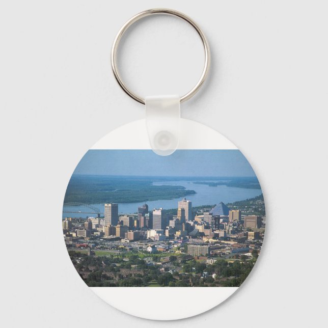 Memphis Tennsesse Skyline Key Ring (Front)