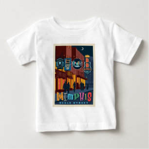 Memphis, TN   Beale Street Neon Baby T-Shirt