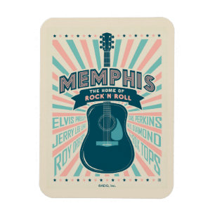 Memphis, TN: Guitar Series   Rock-N-Roll Magnet