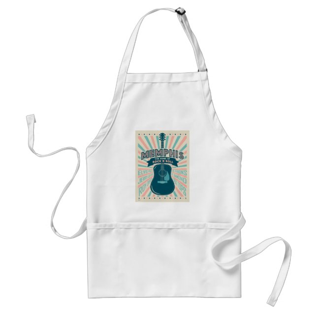 Memphis, TN: Guitar Series | Rock-N-Roll Standard Apron (Front)