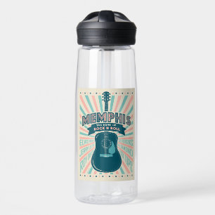 Memphis, TN: Guitar Series   Rock-N-Roll Water Bottle