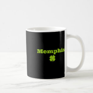Memphis Tn Irish Pride Shamrock Image St Patricks Coffee Mug