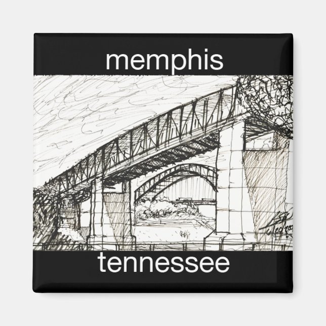 Memphis,TN: Magnet (Front)