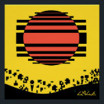 Memphis Tossed Bits Poster<br><div class="desc">Memphis Tossed Bits.  2026,  Ken Gage.  Digital art: abstract.</div>