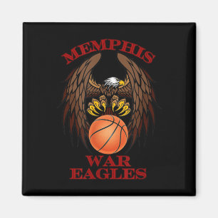 Memphis War Eagles Basketball Ii  Magnet
